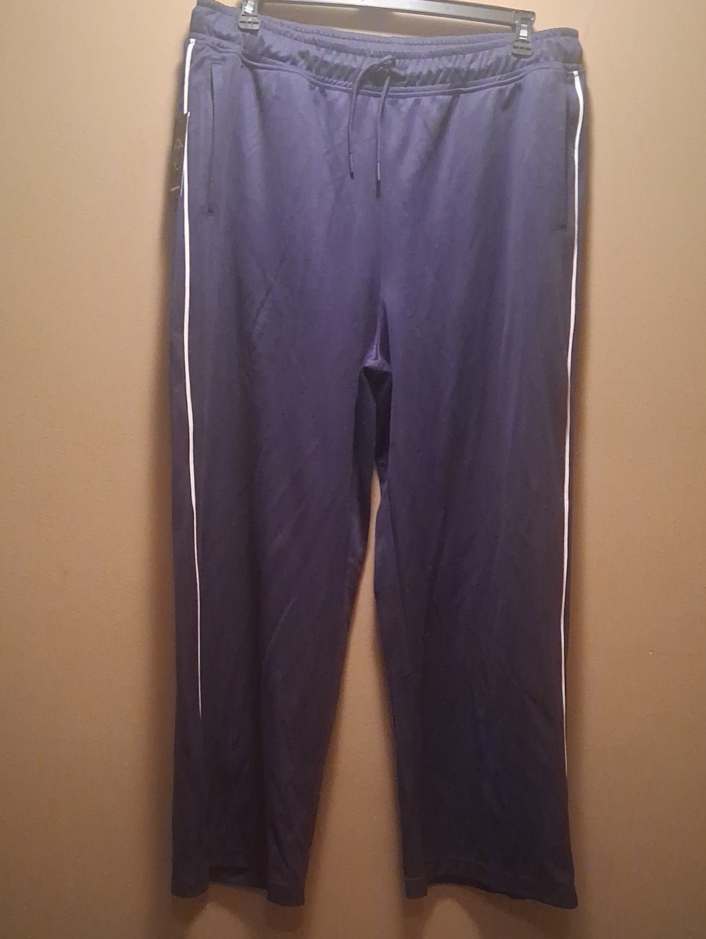 Original Use Navy Joggers with White Side Piping